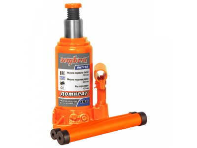 Домкрат гидравлический бутылочный 10 т. , Ombra OHT110