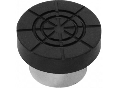 Адаптер бутылочного домкрата с резиновой накладкой для штока D-28мм