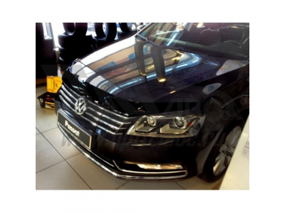 Дефлектор капота Volkswagen Passaт В7, SD, WG (2011-) темный