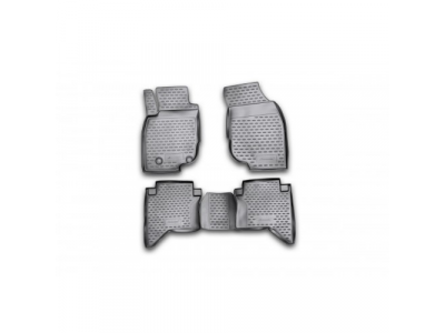 Коврики в салон TOYOTA Hilux, 2011-2015, 4 шт. (полиуретан)