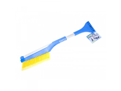 Щетка сметка со скребком, телескопическая 62-88 см