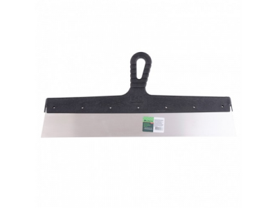 Шпатель фасадный из нержавеющей стали, 450 мм, пластмассовая ручка Сибртех