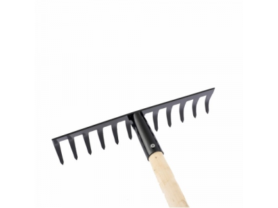 Грабли 12-зубые, 300 мм., с черенком, прямые СИБРТЕХ Россия