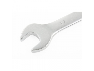 Ключ комбинированный, 17 мм, CrV, матовый хром// STELS
