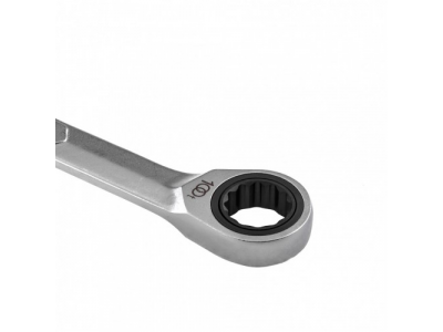 Ключ комбинированный трещоточный, 17 мм, количество зубьев 100 Gross