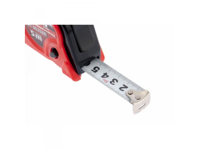 Рулетка Rubber, 5 м х 19 мм, обрезиненный корпус// MATRIX