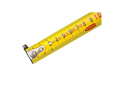 Рулетка "Ergonomisch",10 м x 25 мм, магнитный обрезиненный зацеп// GROSS