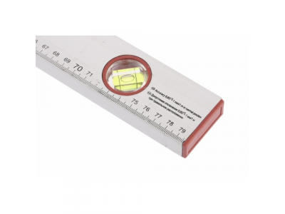 Уровень алюминиевый, 800 мм, 3 глазка, линейка// SPARTA