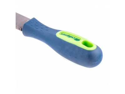 Напильник, 250 мм, плоский, двухкомпонентная рукоятка, №2 Сибртех