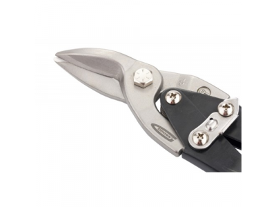 Ножницы по металлу "PIRANHA",250мм,прямой и правый рез,сталь-СrMo,,двухкомп.рук-ки// GROSS