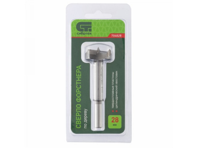 Сверло Форстнера по дереву, 28 мм., цилиндрический хвостовик СИБРТЕХ