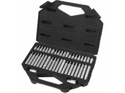 Набор бит HEX, TORX, SPLINE, хвостовик-шестигранник 1/2",CrV, 42шт.// STELS