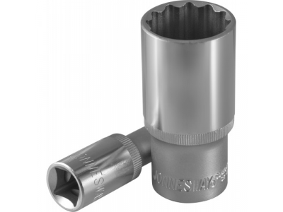 Головка торцевая глубокая 12-гранная 1/2"DR 24 мм., S04HD4724 JONNESWAY