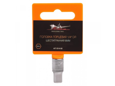 Головка торцевая 1/4 дюйма DR шестигранная 6мм