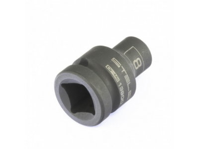 Головка ударная шестигранная, 8 мм, 1/2, CrMo Stels