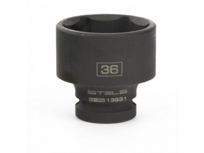 Головка ударная шестигранная, 36 мм, 1/2, CrMo Stels