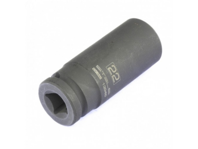 Головка ударная удлиненная шестигранная, 22 мм, 1/2, CrMo Stels