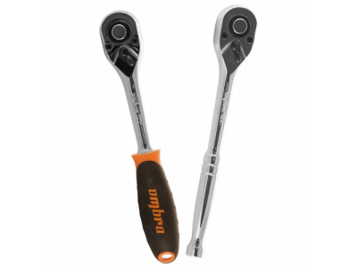 Рукоятка трещоточная 1/4"DR 72 зубца, Ombra 281402