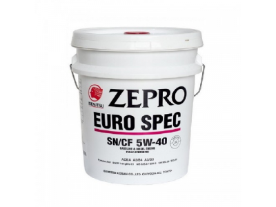 Моторное масло IDEMITSU Zepro Euro SPEC 5W40 SN/CF