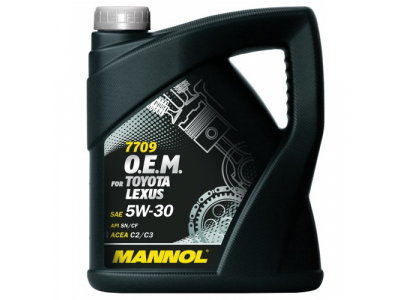 MANNOL 7709 O.E.M. 5W-30 for Toyota Lexus 4L