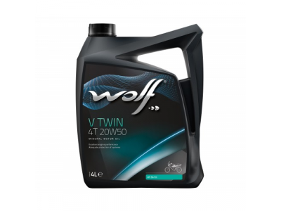 Моторное масло WOLF V TWIN 4T 20W50 4L