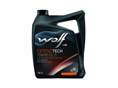 Трансмиссионное масло WOLF EXTENDTECH 75W90 GL 5 4L