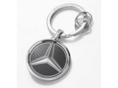 Брелок Mercedes-Benz Key Ring, Las Vegas, silver / black / white, артикул B66958326