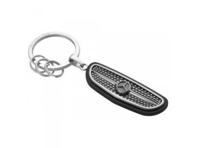 Брелок Mercedes-Benz Key Ring Atlanta, Silver/Black