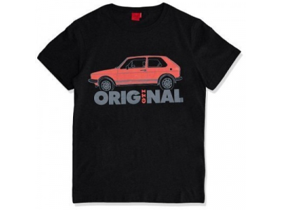 Мужская футболка Volkswagen Original GTI T-Shirt, Mens, Black