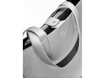 Сумка для покупок Mercedes-Benz Shopper, Silver / Black-coloured