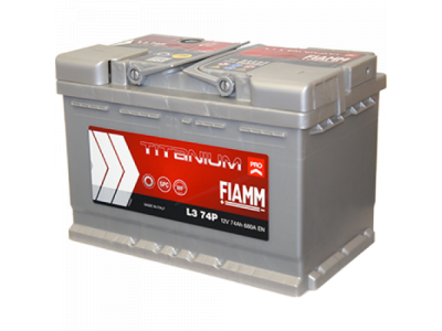 Аккумулятор 6ст - 74 (Fiamm) серия Titanium Pro оп