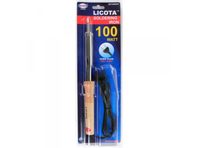 Паяльник с деревянной ручкой, 100 Вт, 220 В