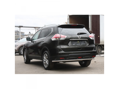 Защита задняя d42, Nissan X-Trail 2015-