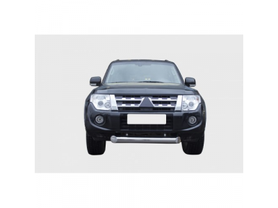 Защита переднего бампера труба, d 100, Mitsubishi Pajero IV 2011-, MIPJ.48.1398